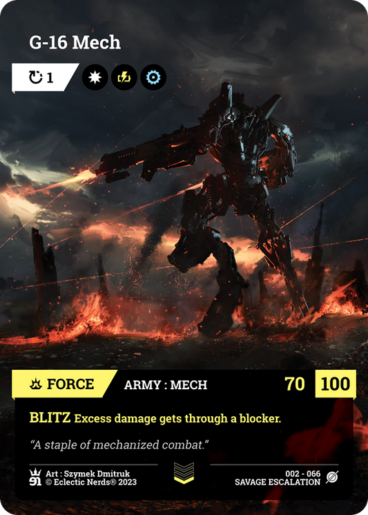 002-066 : G-16 Mech : 1x Foil