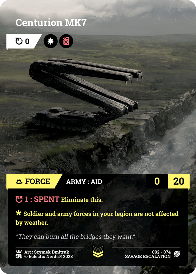 002-074 : Centurion MK7 : 1x Foil