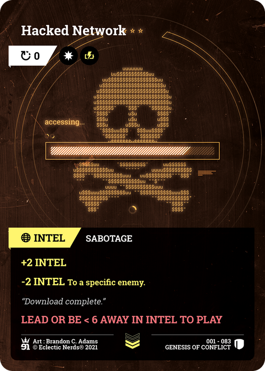 001-083 : Hacked Network : 1x Foil