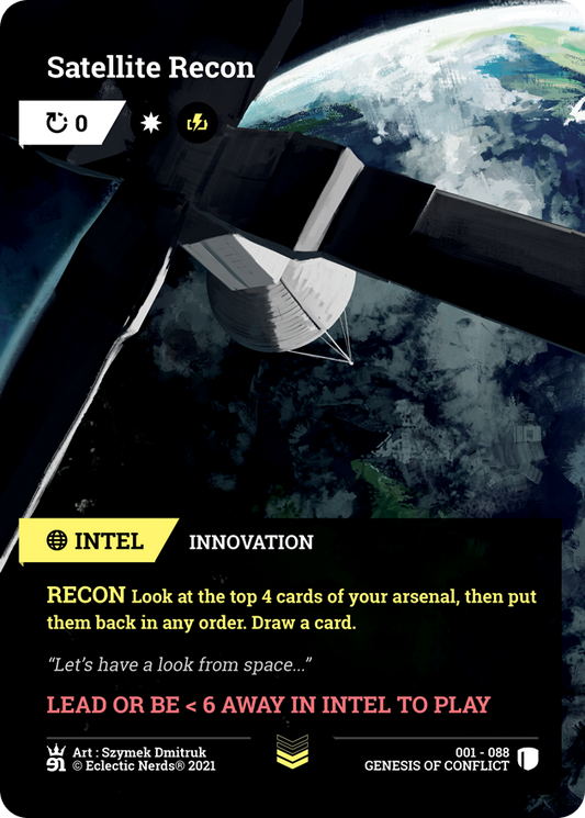 001-088 : Satellite Recon : 1x Foil