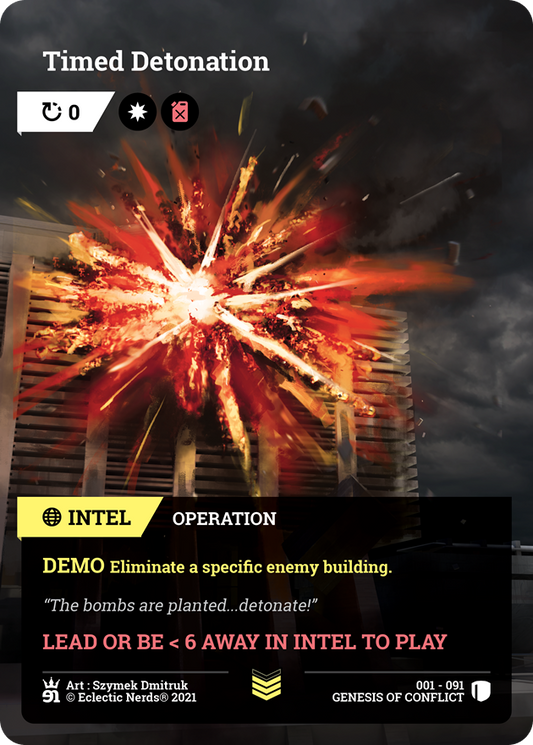 001-091 : Timed Detonation : 1x Foil