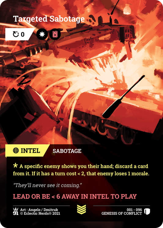 001-096 : Targeted Sabotage : 1x Foil