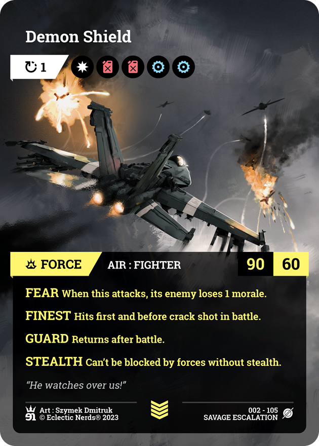 002-105 : Demon Shield : 1x Foil – Warsaken® Shop