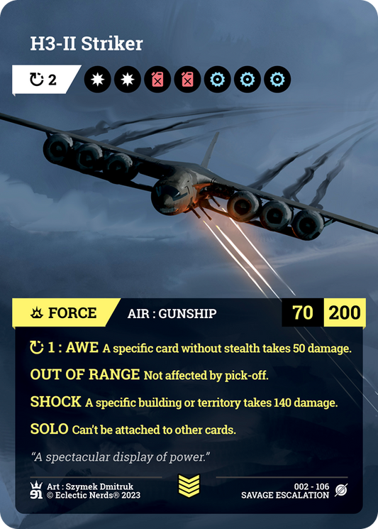 002-106 : H3-II Striker : 1x Foil