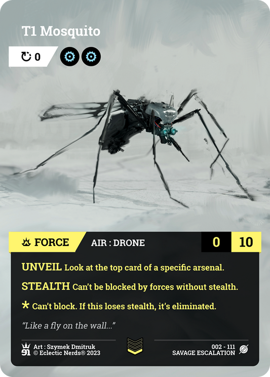 002-111 : T1 Mosquito : 1x Foil