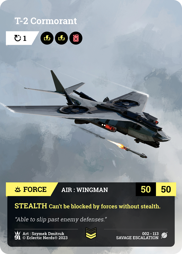 002-113 : T-2 Cormorant : 1x Foil