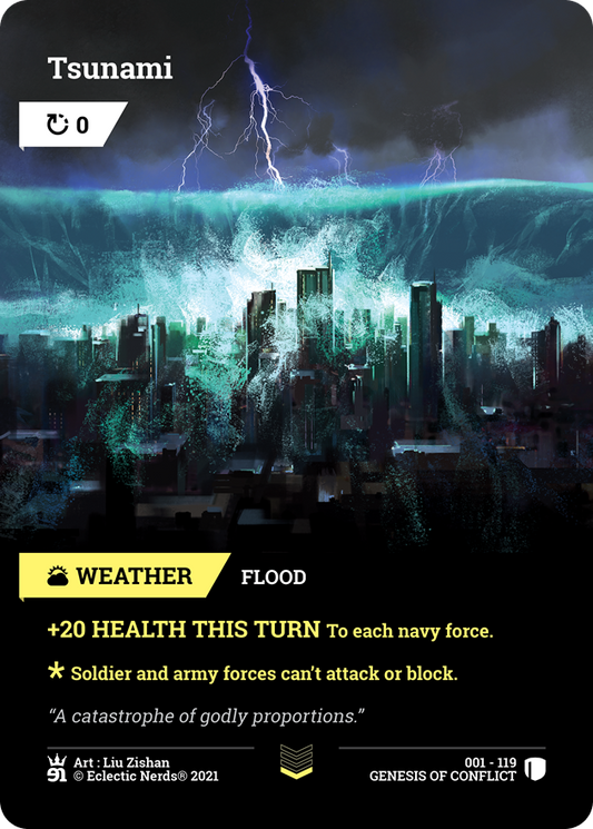 001-119 : Tsunami : 1x Foil