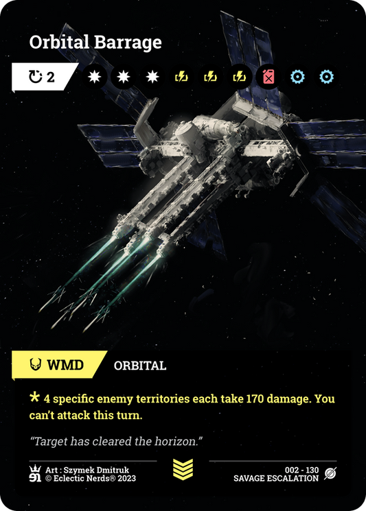 002-130 : Orbital Barrage : 1x Foil