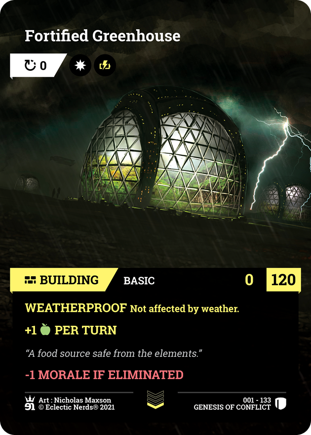 001-133 : Fortified Greenhouse : 1x Foil