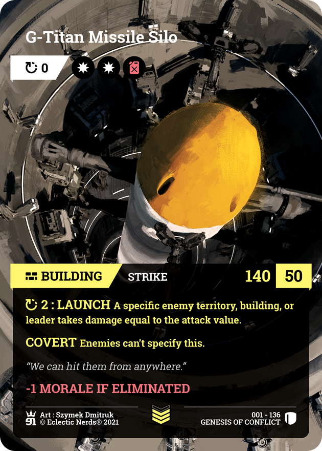 001-136 : G-Titan Missile Silo : 1x Foil