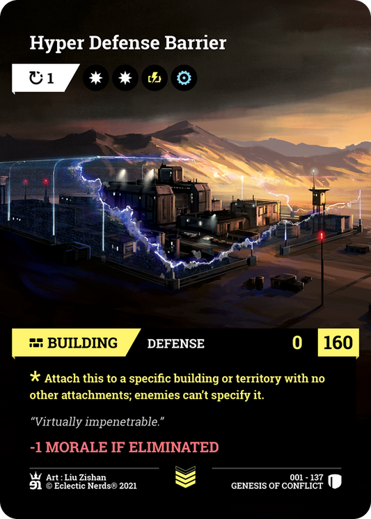 001-137 : Hyper Defense Barrier : 1x Foil