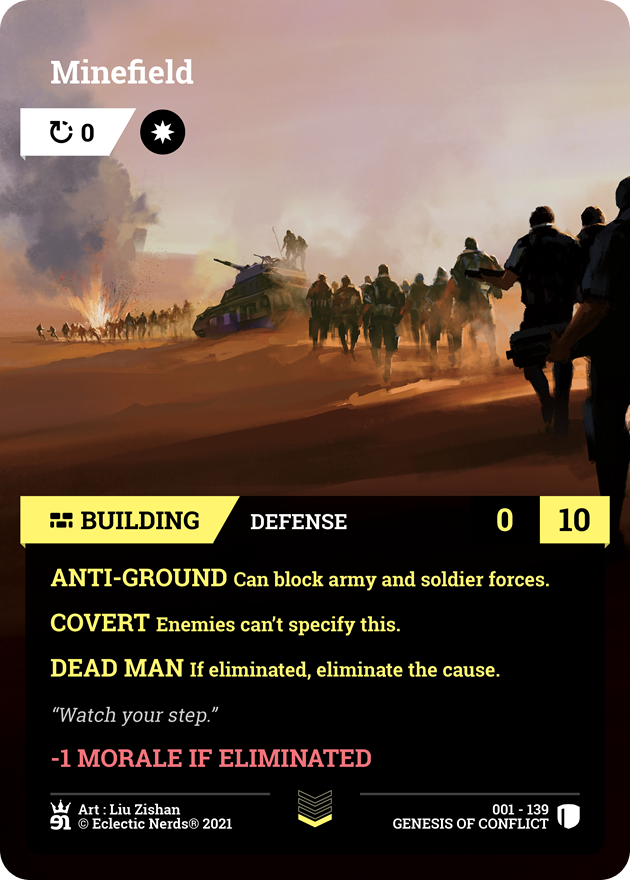 001-139 : Minefield : 1x Foil