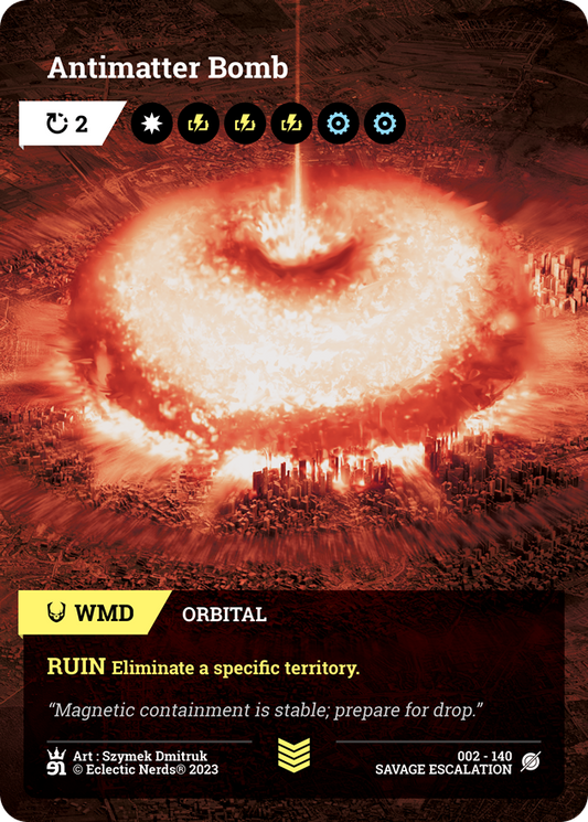 002-140 : Antimatter Bomb : 1x Foil