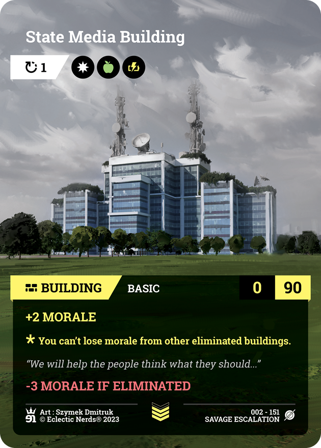 002-151 : State Media Building : 1x Foil