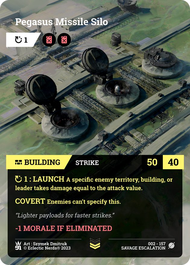002-157 : Pegasus Missile Silo : 1x Foil