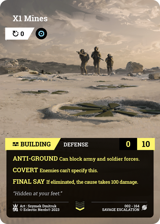 002-164 : X1 Mines : 1x Foil