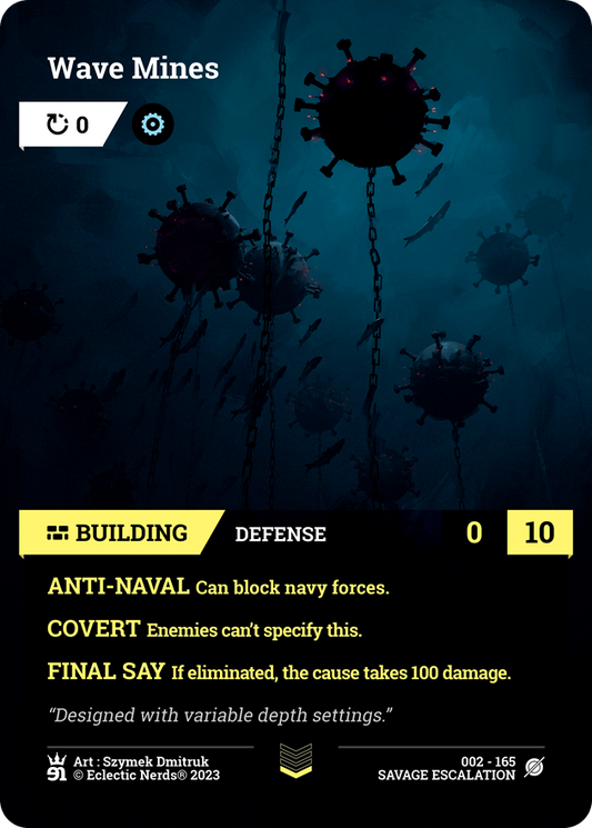 002-165 : Wave Mines : 1x Foil