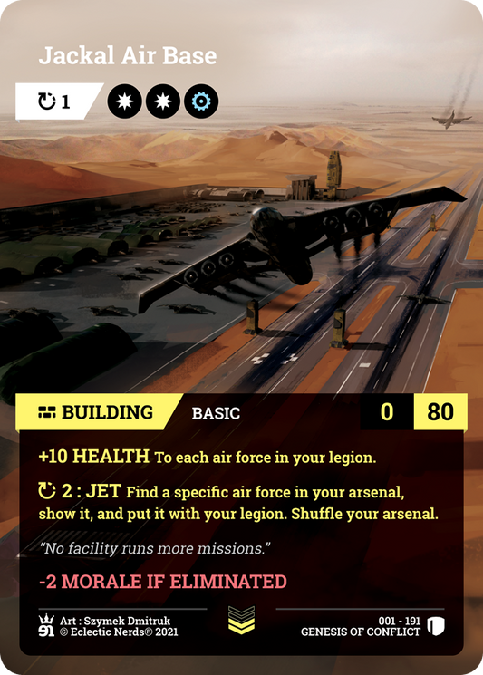 001-191 : Jackal Air Base : 1x Foil