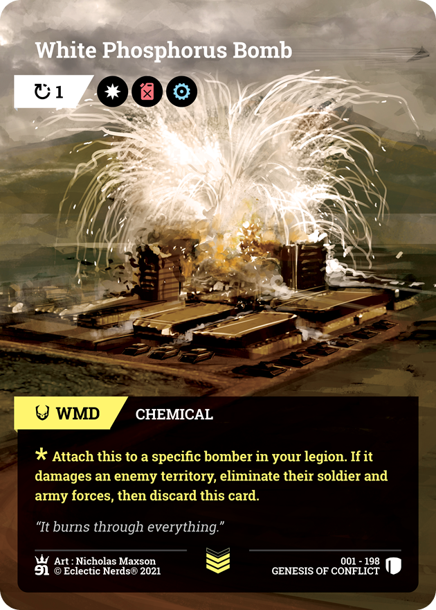 001-198 : White Phosphorus Bomb : 1x Foil