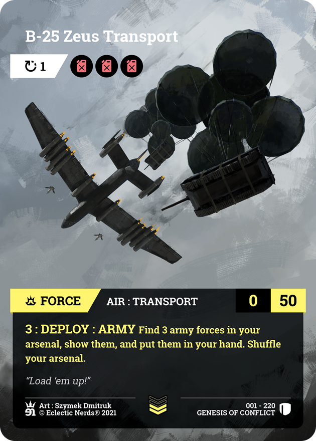 001-220 : B-25 Zeus Transport : 1x Foil