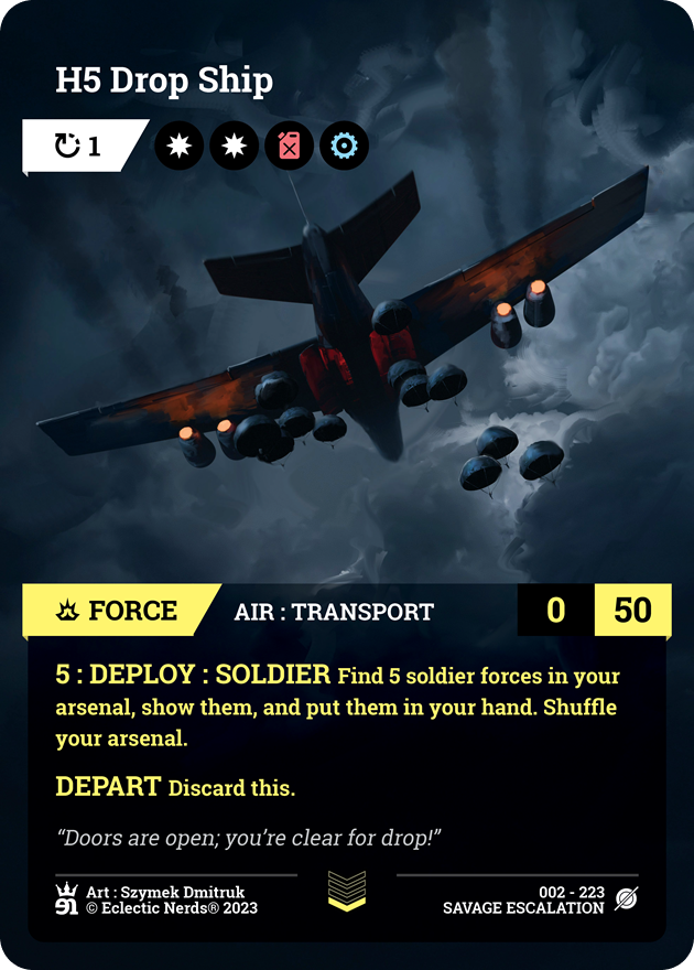 002-223 : H5 Drop Ship : 1x Foil