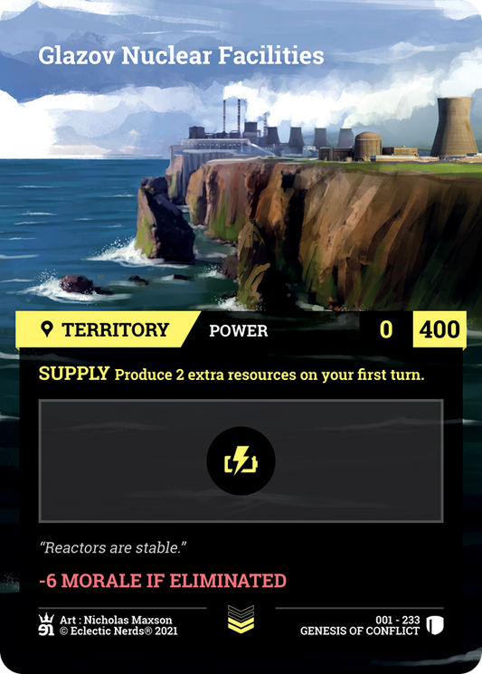 001-233 : Glazov Nuclear Facilities : 1x Foil