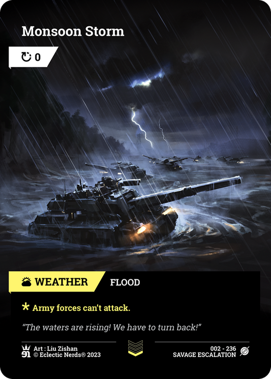 002-236 : Monsoon Storm : 1x Foil