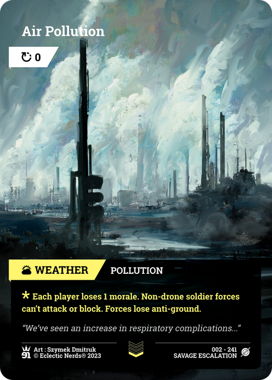002-241 : Air Pollution : 1x Foil