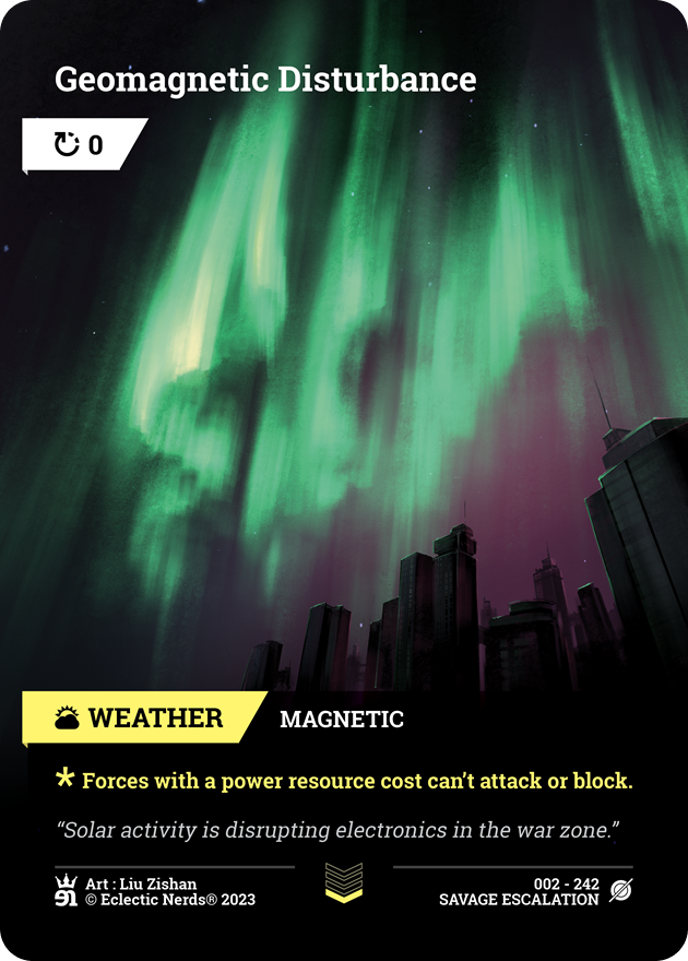 002-242 : Geomagnetic Disturbance : 1x Foil